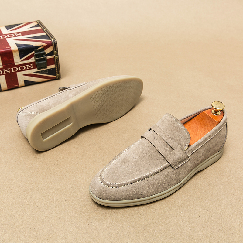 Streetwear Brand Luxury - Men's Luxury Brand Genuine Leather Loafers
