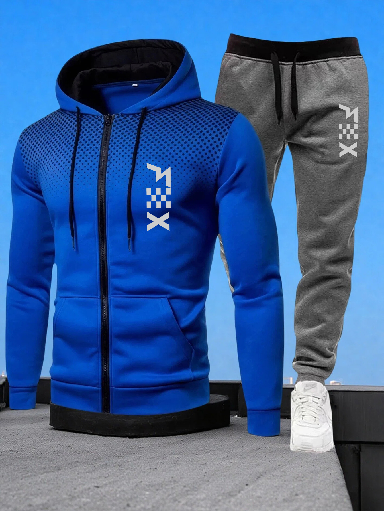 Streetwear Zipper - Hot Sales Mens Tracksuit Printing Casual