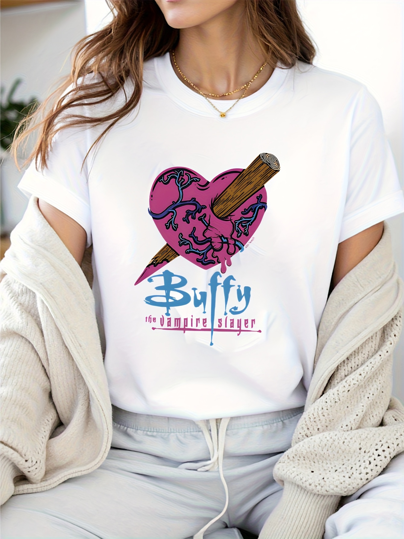 Streetwear Brand Heart - Women's Buffy The Vampire Slayer Heart