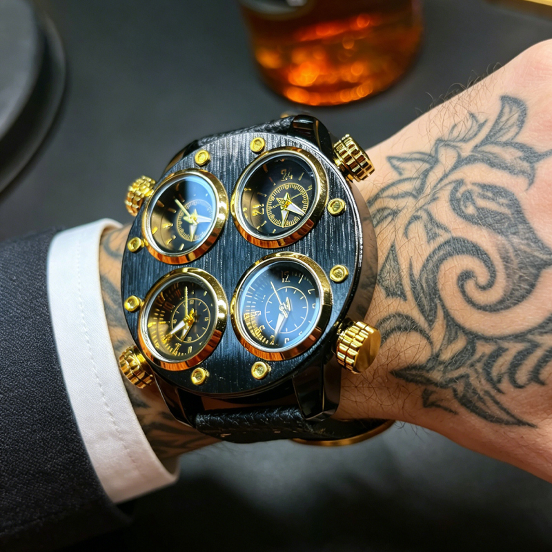 Streetwear Brand Niche - Vintage Punk Style Niche Men's Quartz