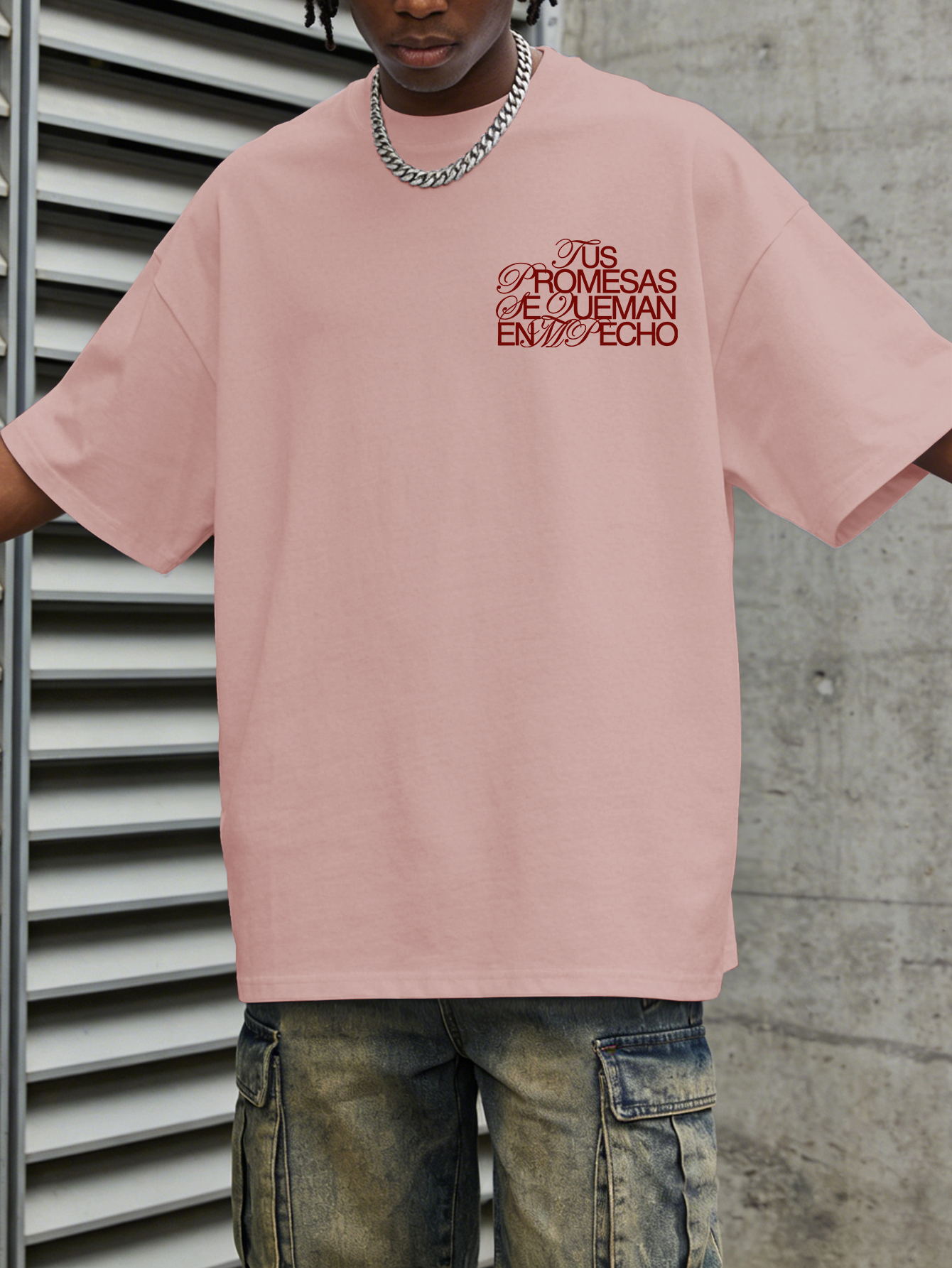 Men's Oversized Gothic Streetw - Streetwear Brand Heart บทวิจารณ์และราคา