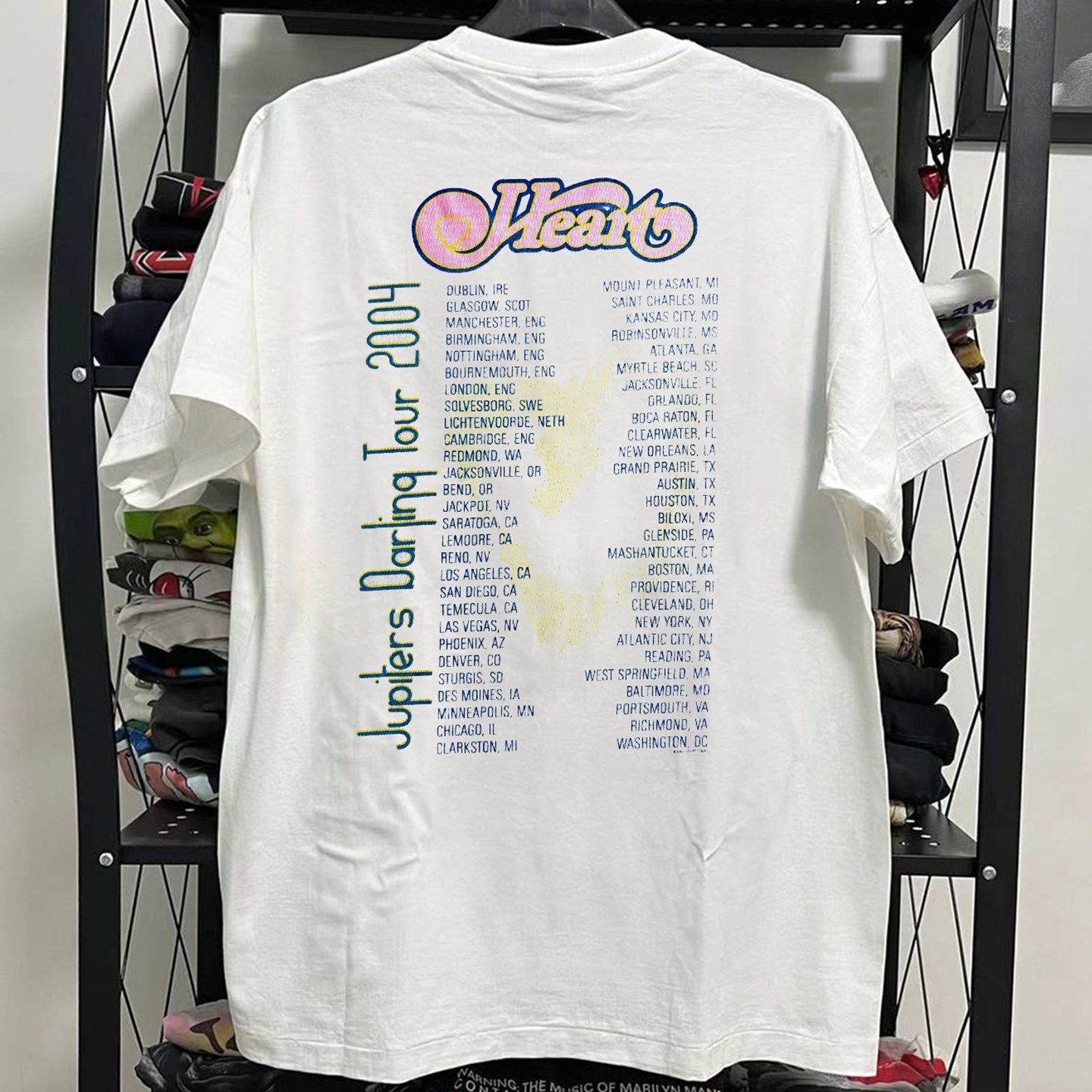 Heart Band Hard Rock Short-sle - Streetwear Brand Heart บทวิจารณ์และราคา