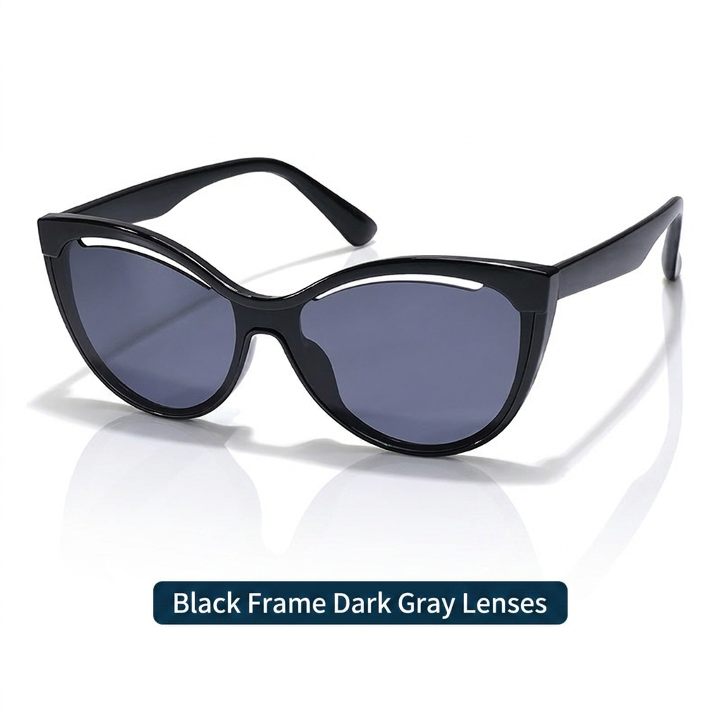 Vintage Hollowed Cat Eye Sungl - Streetwear Brand Cat บทวิจารณ์และราคา