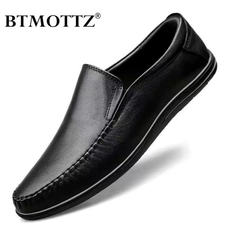 Genuine Leather Men Shoes Luxu - Streetwear Brand Luxury บทวิจารณ์และราคา