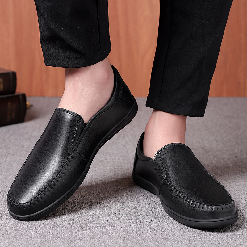 Genuine Leather Men Shoes Luxu - Streetwear Brand Luxury บทวิจารณ์และราคา