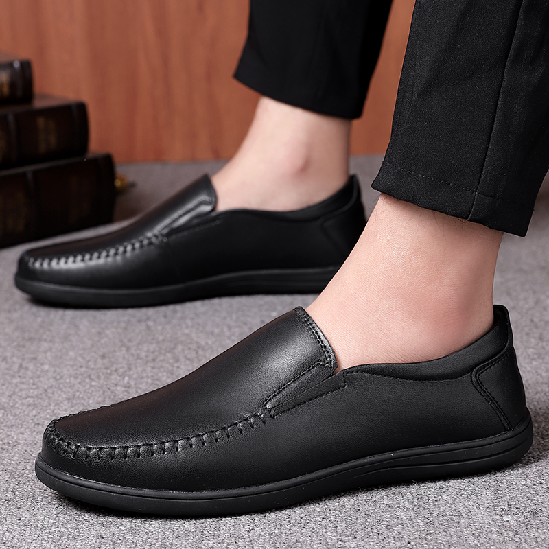 Genuine Leather Men Shoes Luxu - Streetwear Brand Luxury บทวิจารณ์และราคา