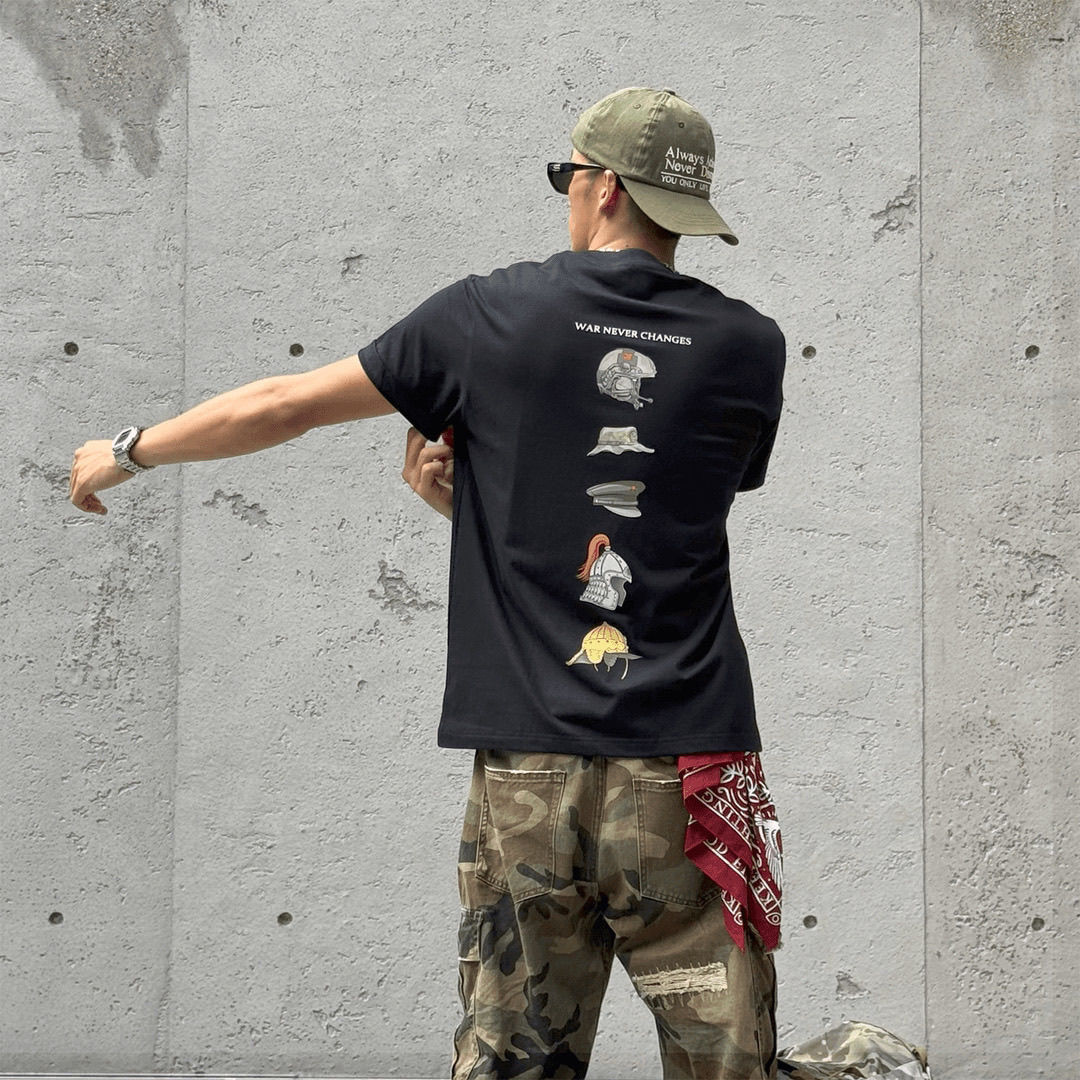 Helmet Evolution History Ameri - Streetwear Brand Tees บทวิจารณ์และราคา