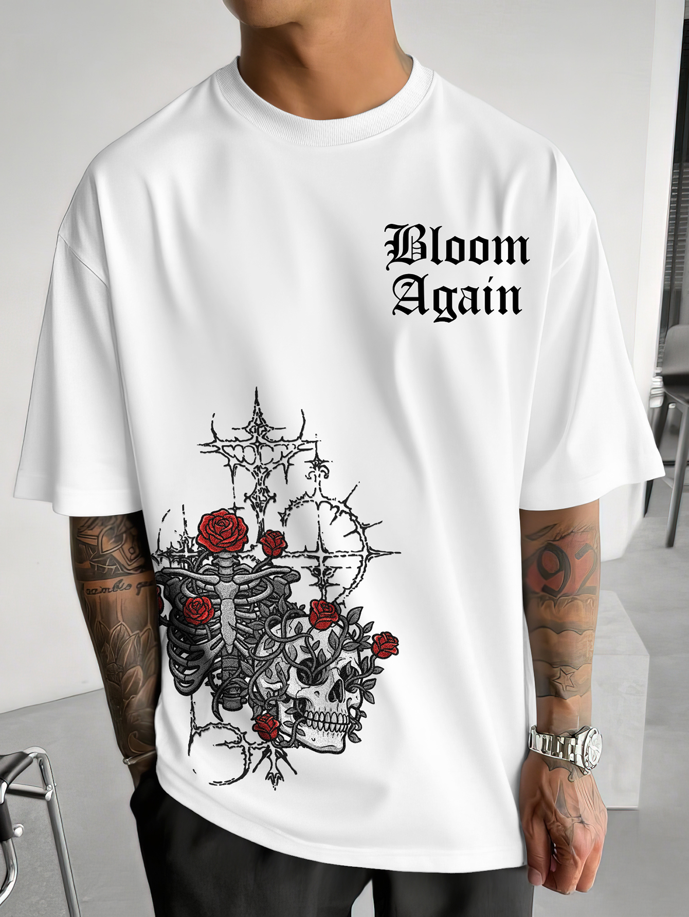 Men's Oversized Gothic Streetw - Gothic Streetwear Brand บทวิจารณ์และราคา