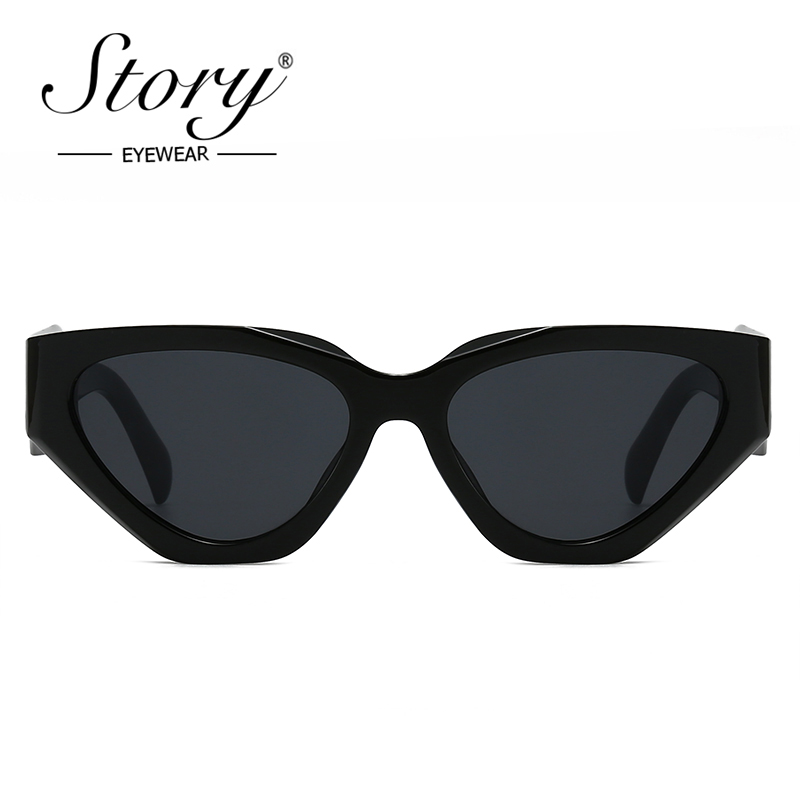 STORY Trendy Large Cat Eye Sun - Streetwear Brand Cat บทวิจารณ์และราคา