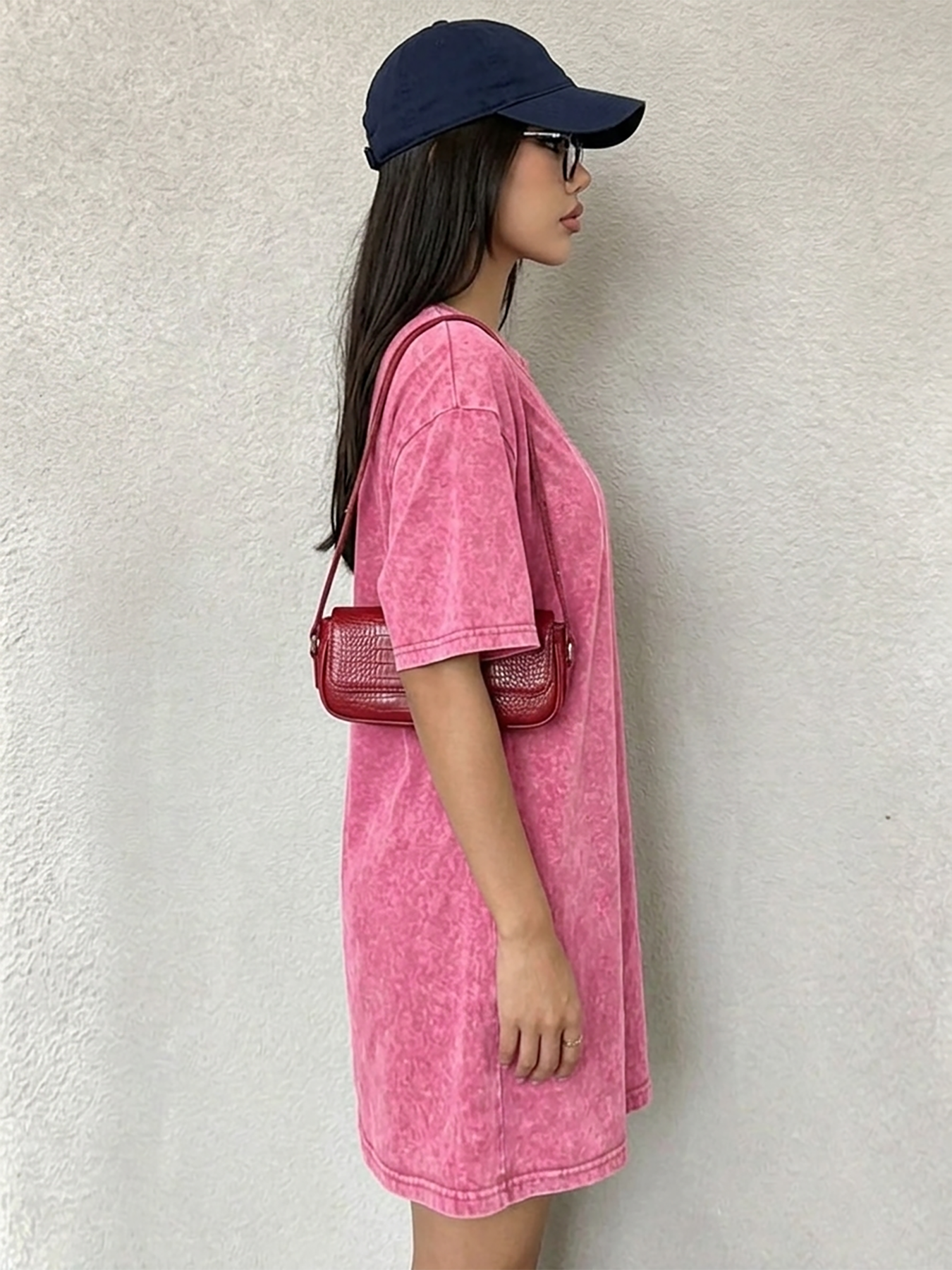 Vintage Washed Retro T-shirt D - Streetwear Brand Heart บทวิจารณ์และราคา