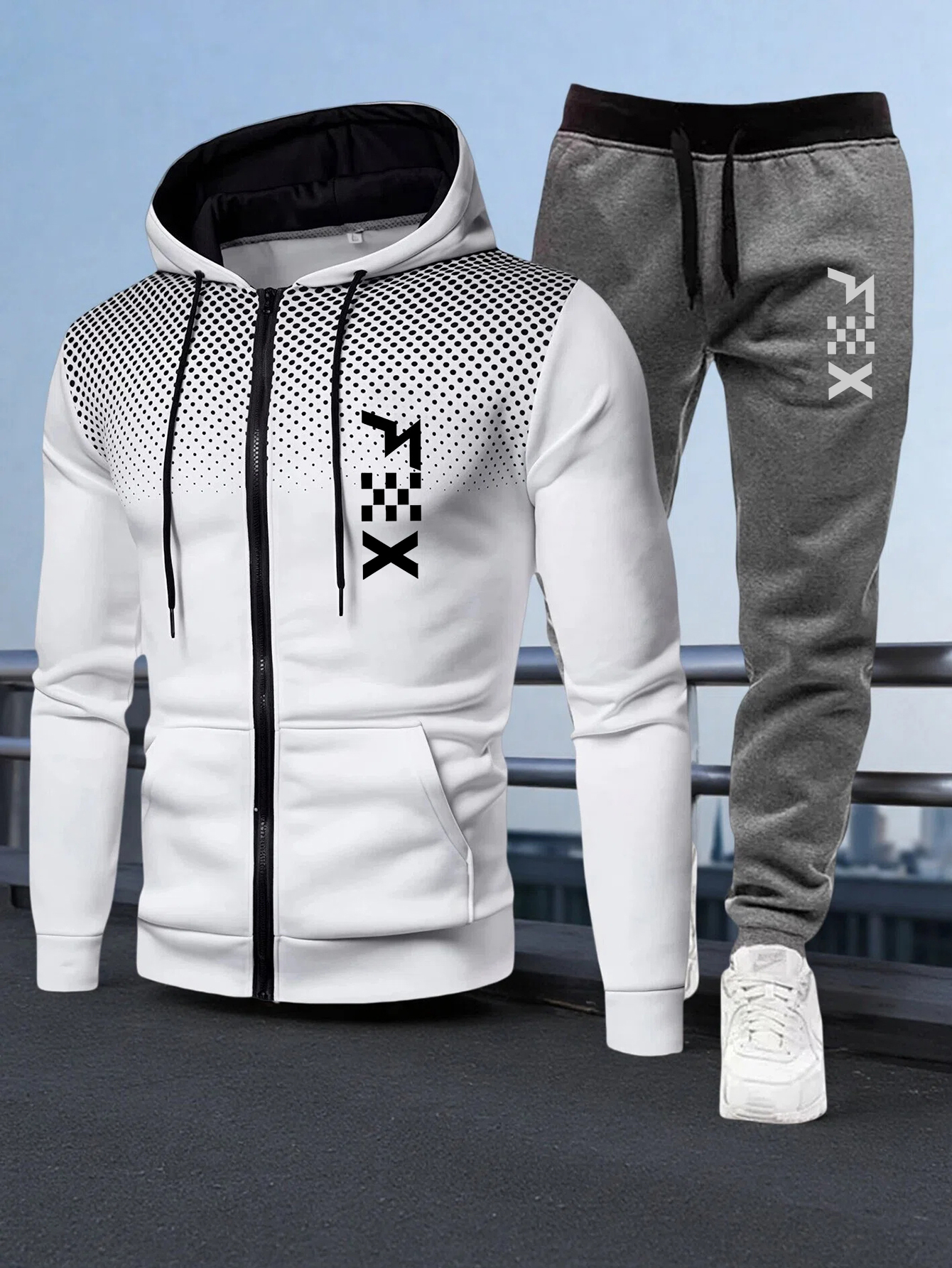 Hot Sales Mens Tracksuit Print - Streetwear Zipper บทวิจารณ์และราคา