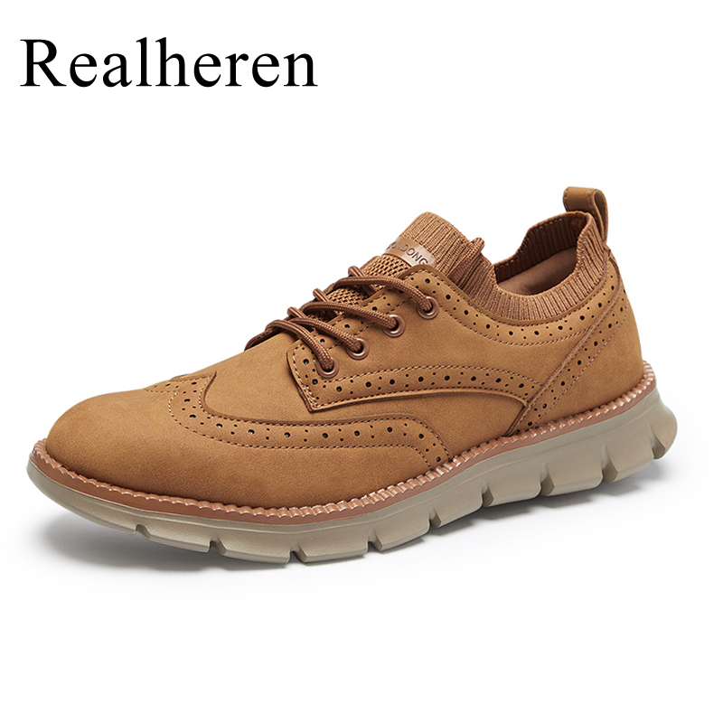 Spring Autumn Mens Brogues Lea - Streetwear Brand Luxury บทวิจารณ์และราคา