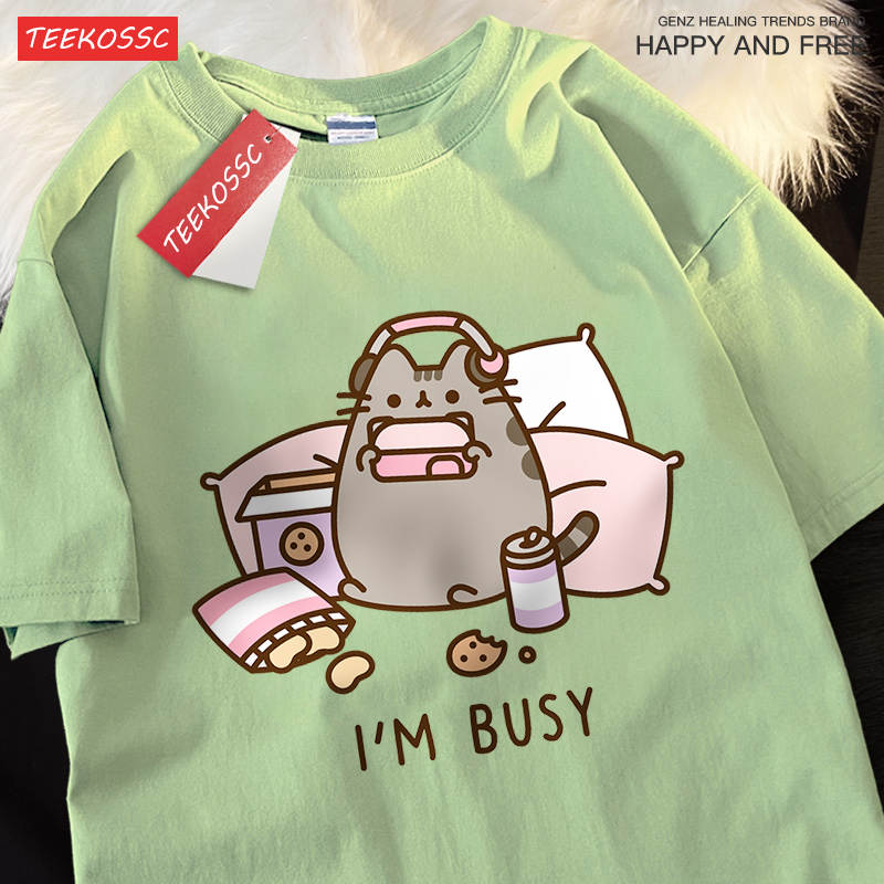 Sorry I'M Busy Cat Playing Gam - Streetwear Brand Cat บทวิจารณ์และราคา