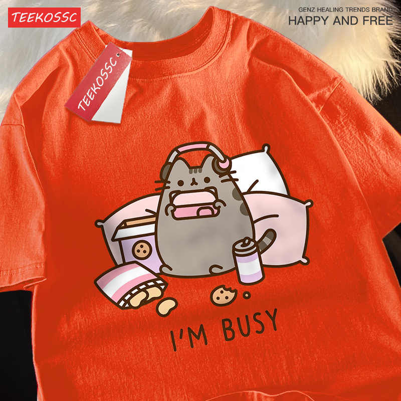 Sorry I'M Busy Cat Playing Gam - Streetwear Brand Cat บทวิจารณ์และราคา
