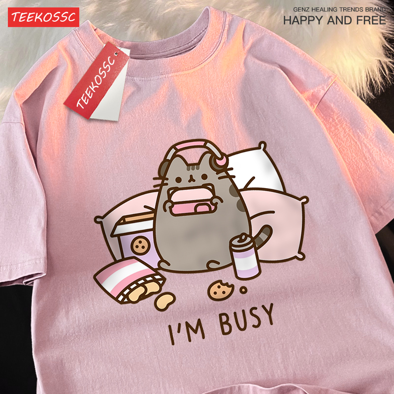 Sorry I'M Busy Cat Playing Gam - Streetwear Brand Cat บทวิจารณ์และราคา