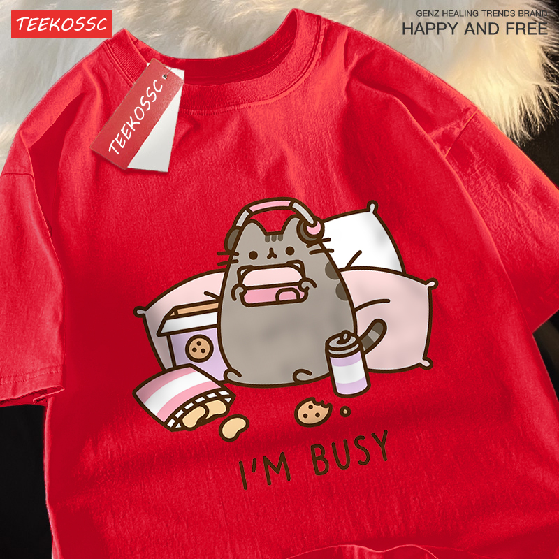 Sorry I'M Busy Cat Playing Gam - Streetwear Brand Cat บทวิจารณ์และราคา