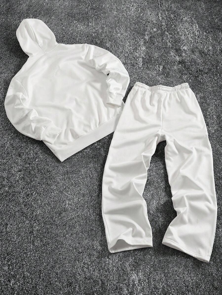Mens White Zip Up Hoodie With  - Streetwear Zipper บทวิจารณ์และราคา