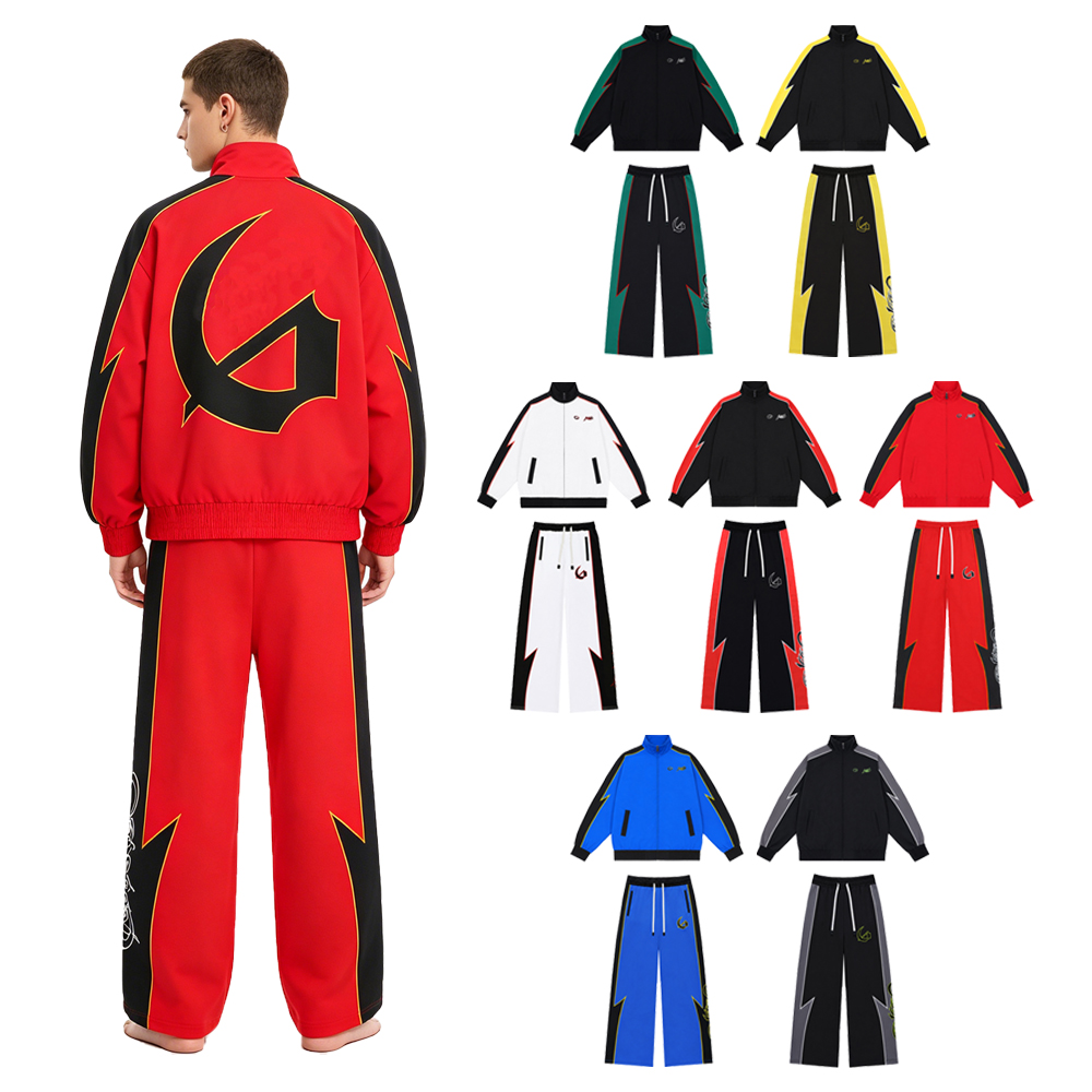 Y2k Streetwear Men's Sets Two  - Streetwear Zipper บทวิจารณ์และราคา