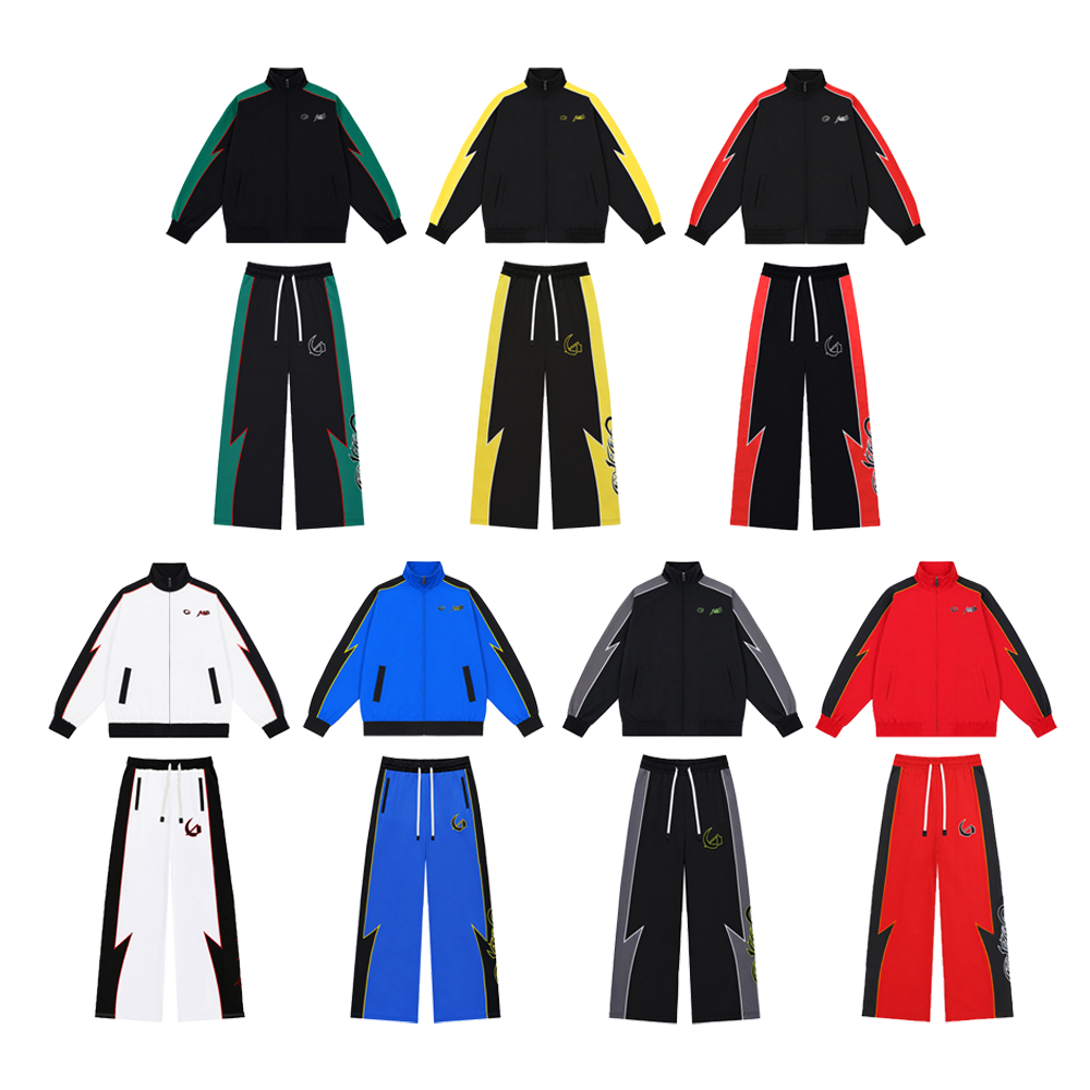 Y2k Streetwear Men's Sets Two  - Streetwear Zipper บทวิจารณ์และราคา