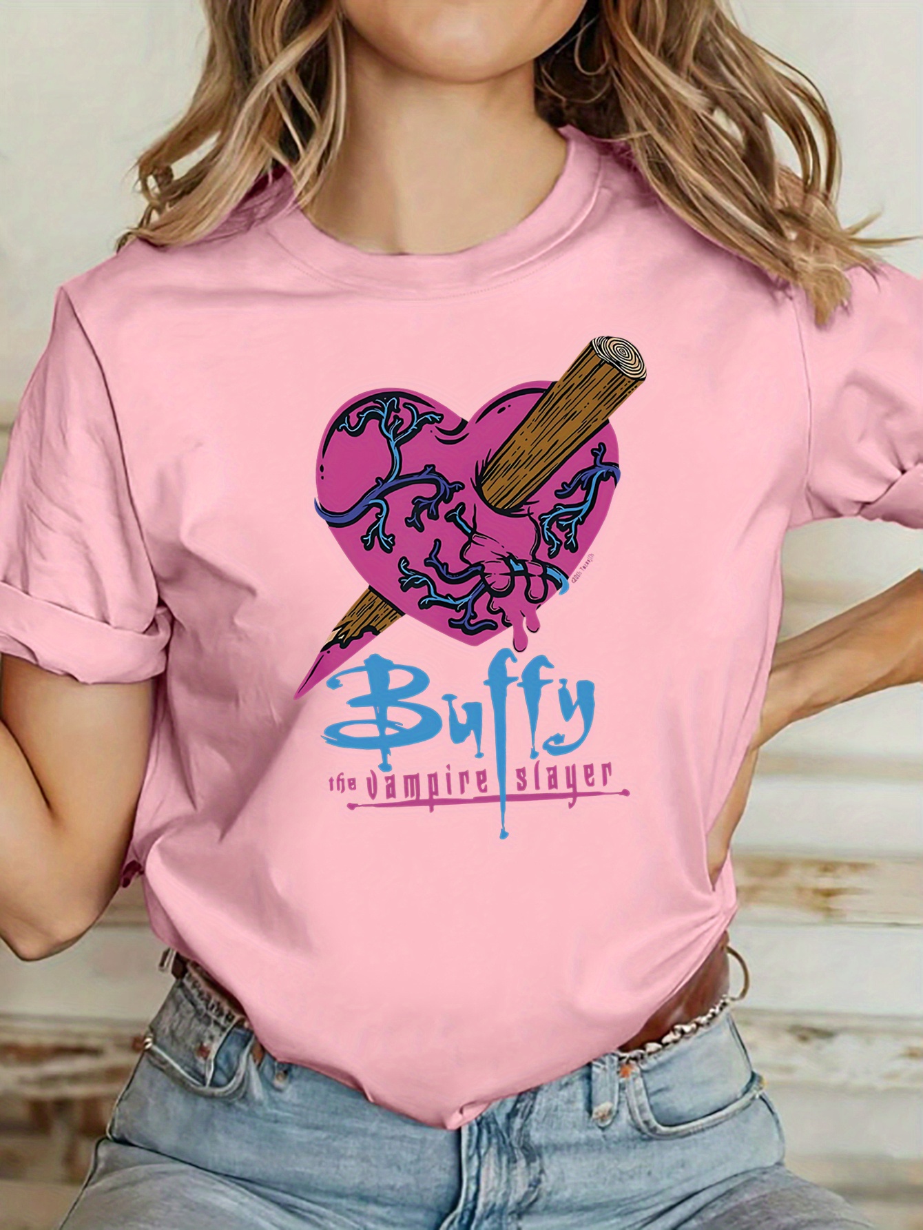 Leisure Fashion Short Sleeve   - Streetwear Brand Heart บทวิจารณ์และราคา