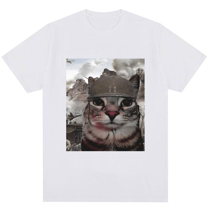 Thousand Yard Stare Cat Summer - Streetwear Brand Cat บทวิจารณ์และราคา