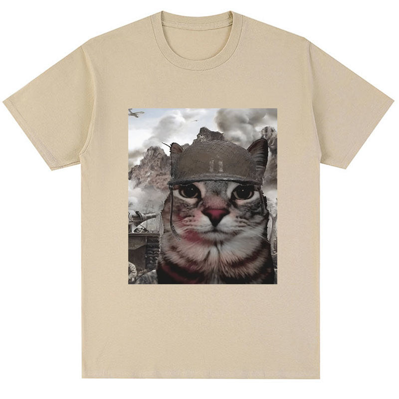 Thousand Yard Stare Cat Summer - Streetwear Brand Cat บทวิจารณ์และราคา