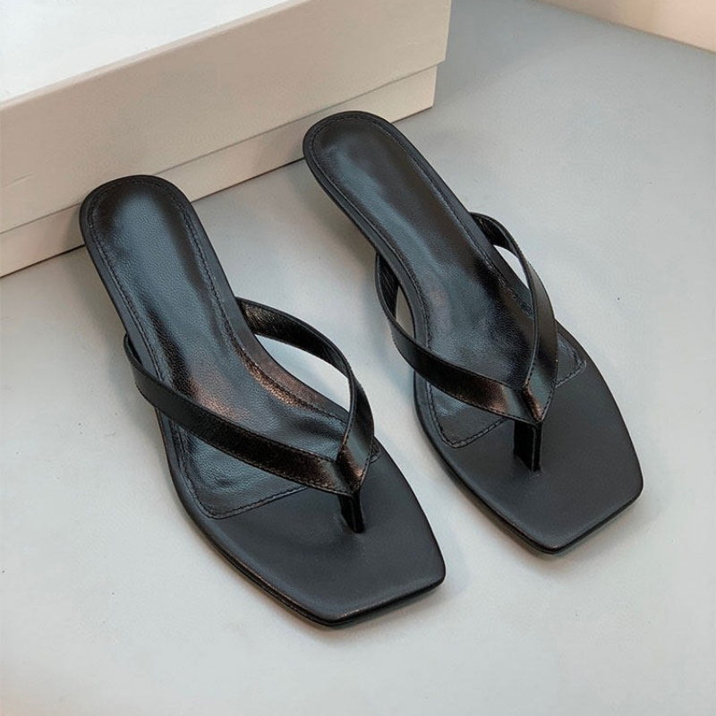 Luxury Brand Leather Heeled Fl - Streetwear Brand Luxury บทวิจารณ์และราคา