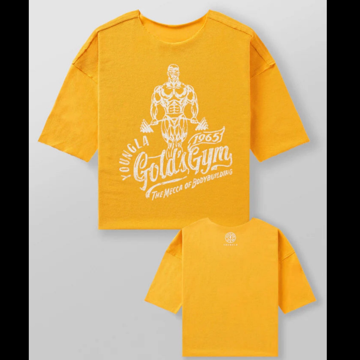 Yellow Gym Training Sports Bra - Streetwear Brand Tees บทวิจารณ์และราคา