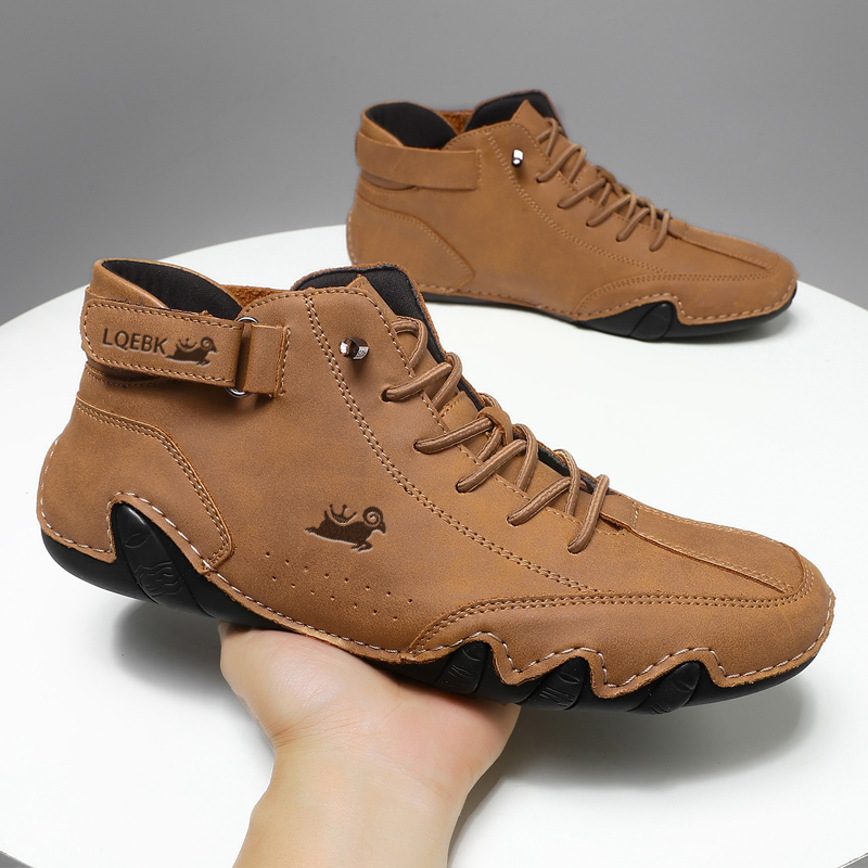 Leather Shoes for Men Casual S - Streetwear Brand Luxury บทวิจารณ์และราคา