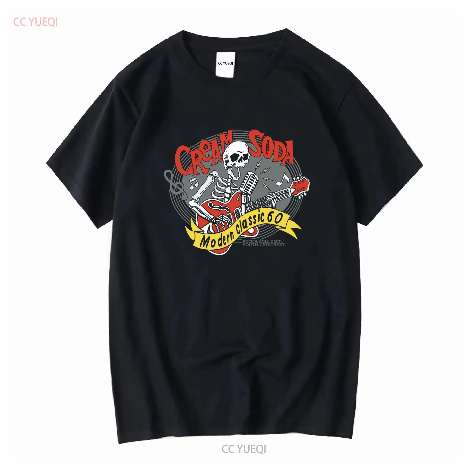 Cream Soda Rock Roll T shirt J - Streetwear Brand Tees บทวิจารณ์และราคา