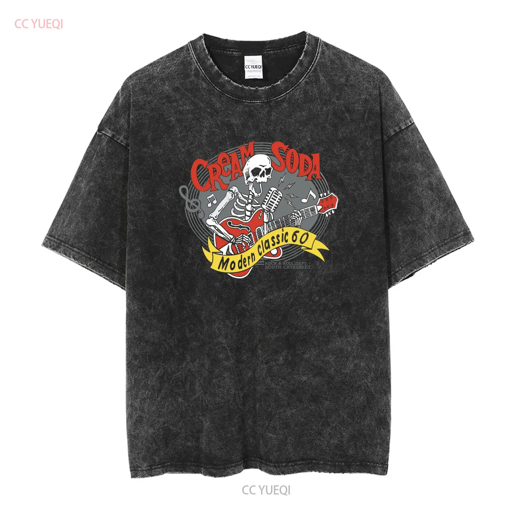 Cream Soda Rock Roll T shirt J - Streetwear Brand Tees บทวิจารณ์และราคา
