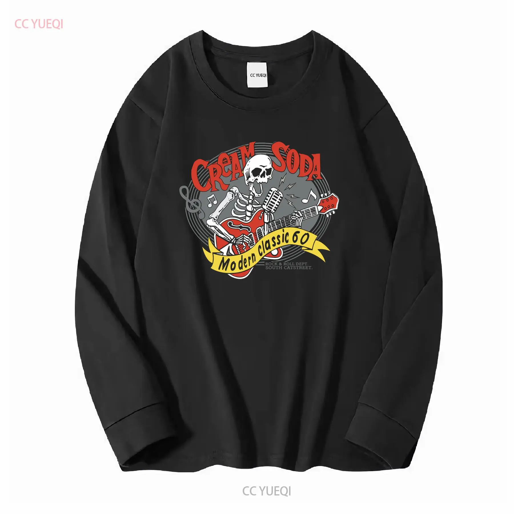 Cream Soda Rock Roll T shirt J - Streetwear Brand Tees บทวิจารณ์และราคา